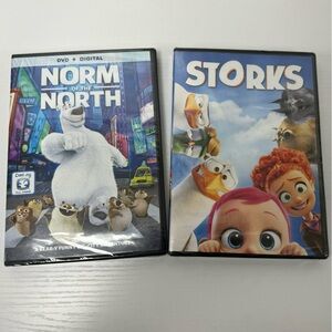 Norm of the North and Storks DVD Bundle - New Sealed